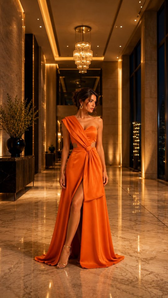 🧡 O laranja rouba a cena… mas imagine esse vestido na SUA cor favorita! ✨

Na SOPHISTIC, você não escolhe apenas um vestido. Você cria o seu! 

Agora me conta: você manteria esse laranja poderoso ou escolheria outra cor? 😍👇

#Sophistic #