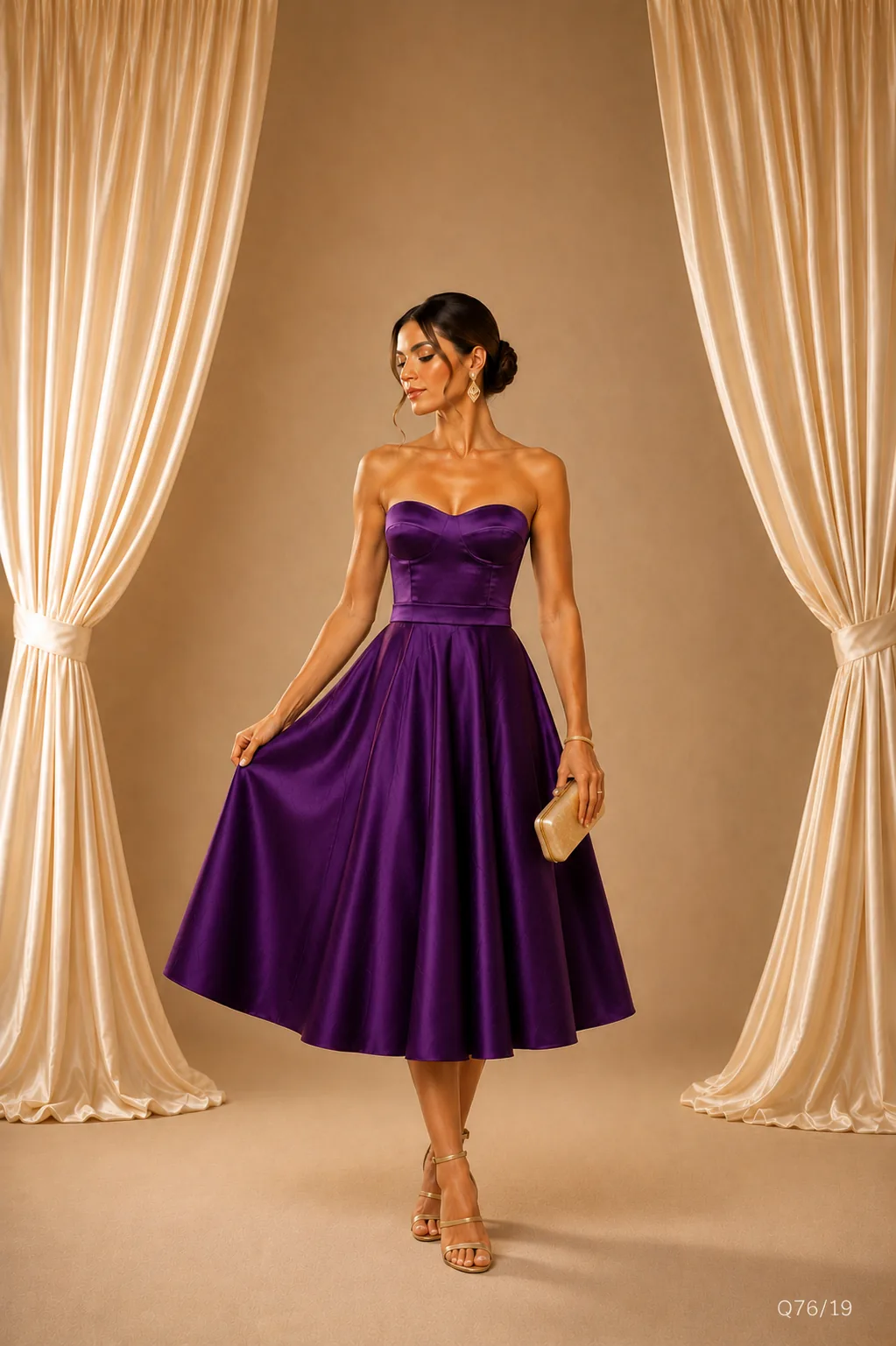 Vestido Curto Tomara que Caia Liso