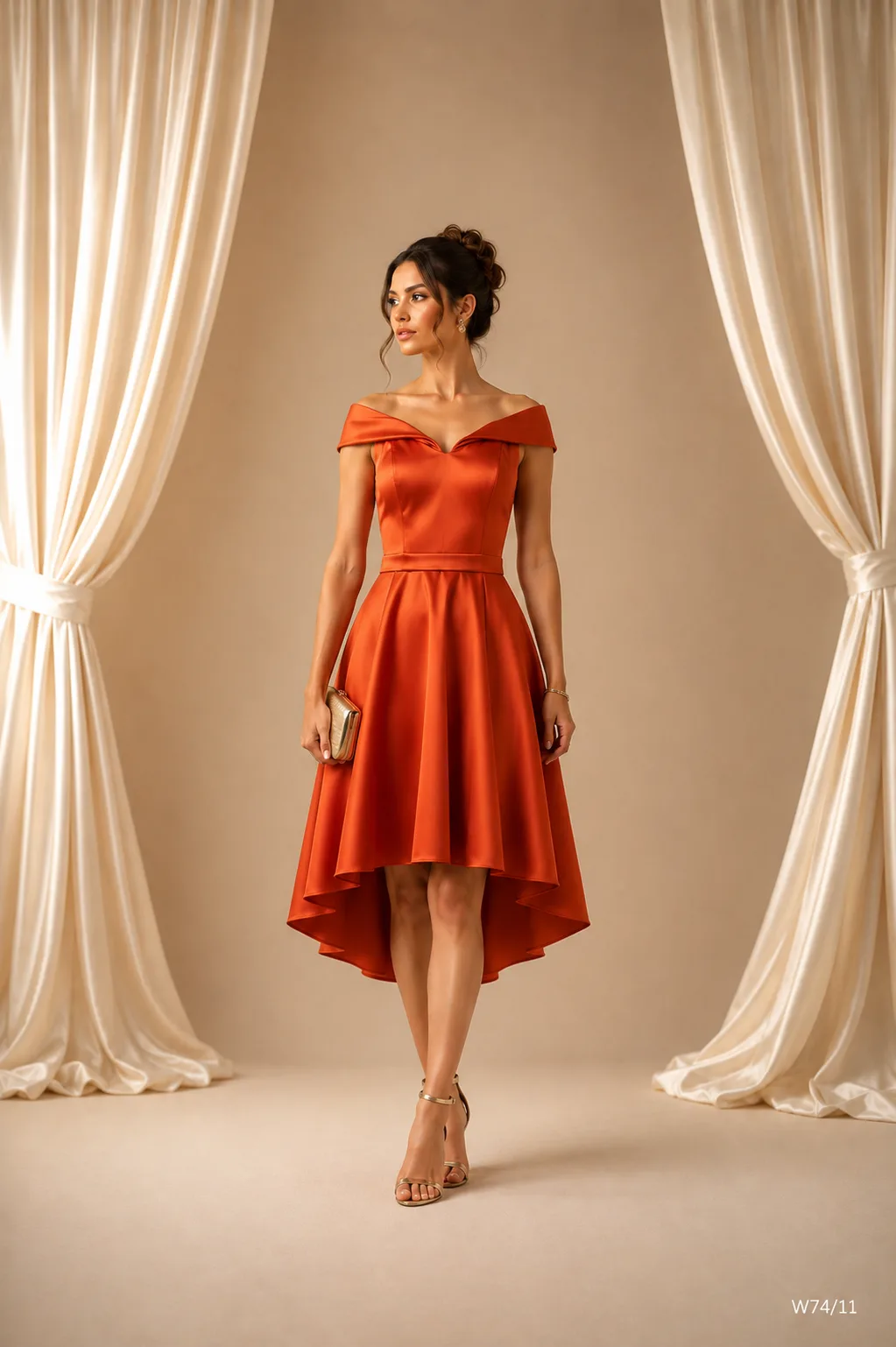 Vestido Curto Ombro a Ombro