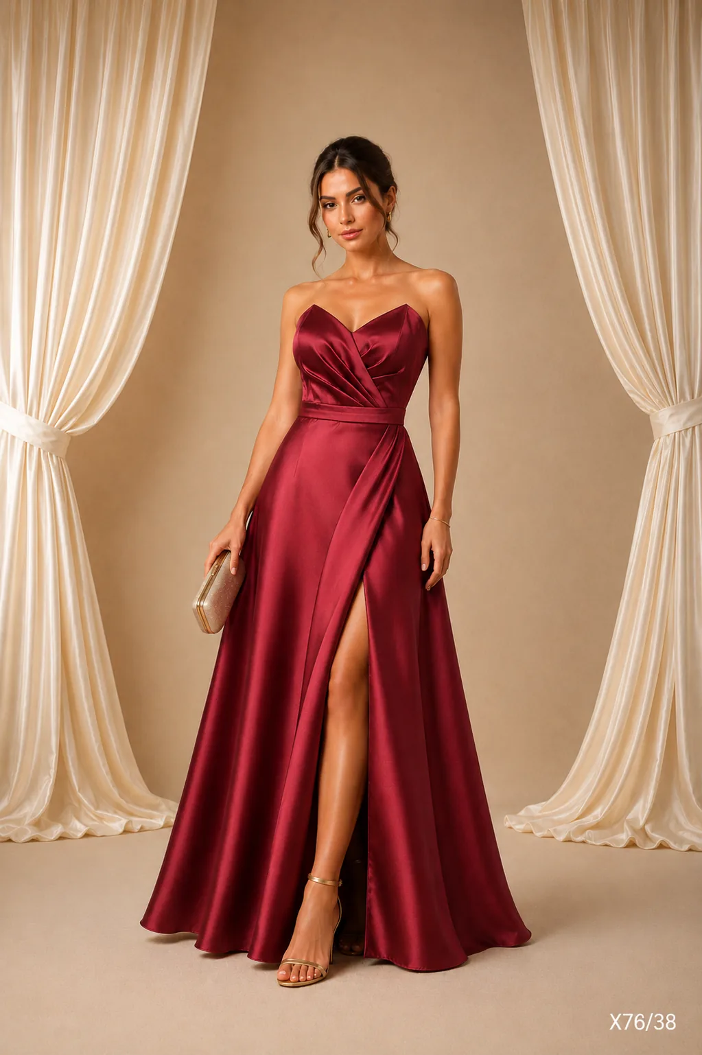 Vestido Longo Tomara que Caia Fenda