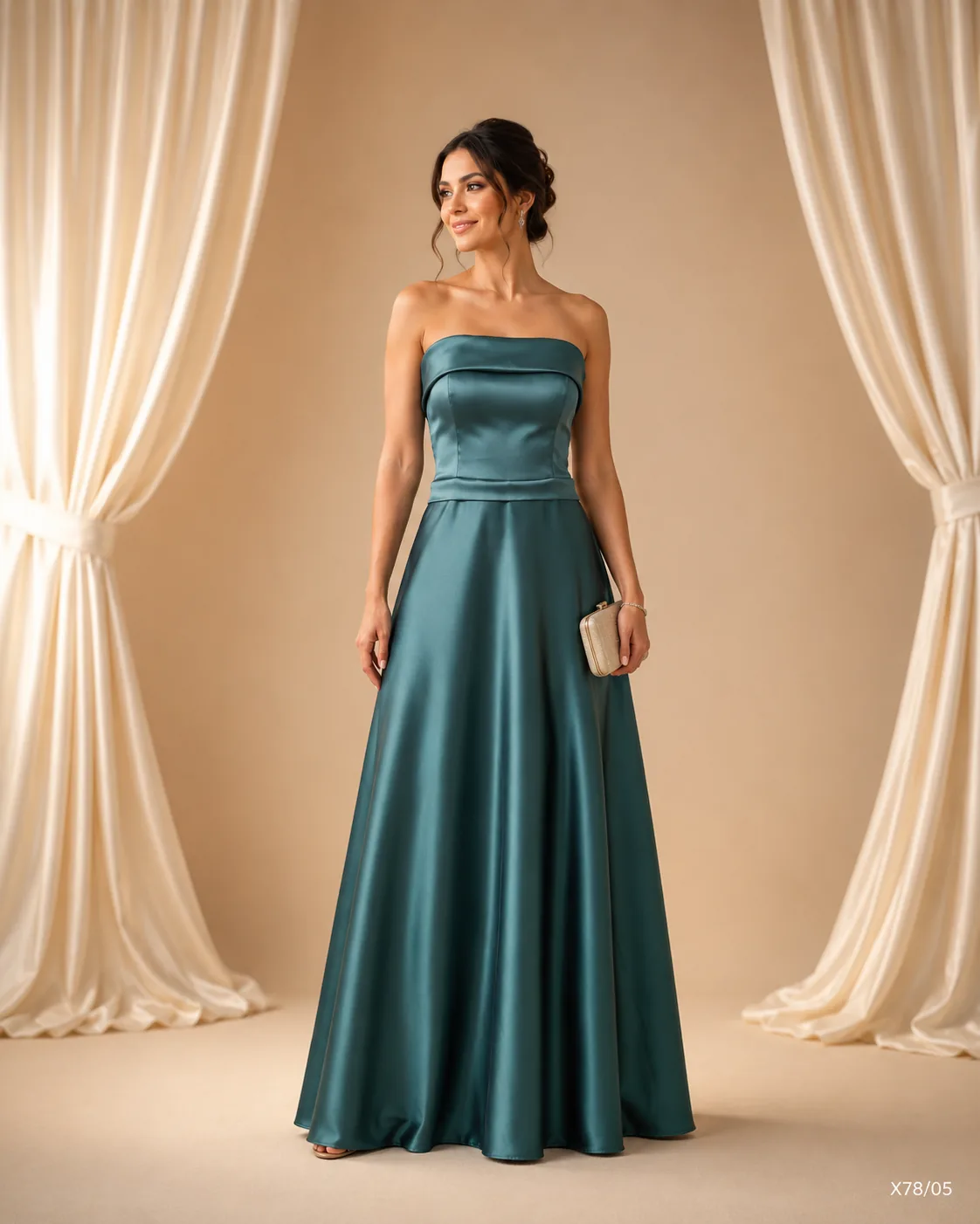 Vestido Longo Tomara que Caia com Dobrão